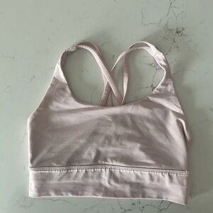 Lululemon - Energy Bra Long Line - Light Pink